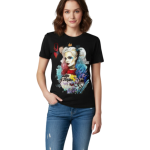 Harley Quinn Graphic T-Shirt | Edgy Aesthetic Cotton Tee for Women & Men