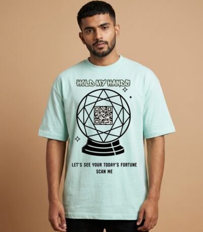 Premium know your fortune t-shirt featuring a unique graphic design and custom scannable code.