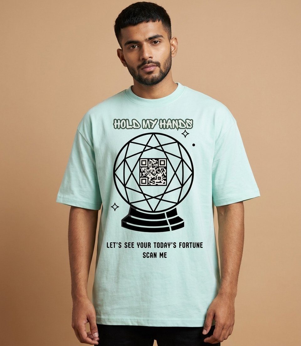 Premium know your fortune t-shirt featuring a unique graphic design and custom scannable code.